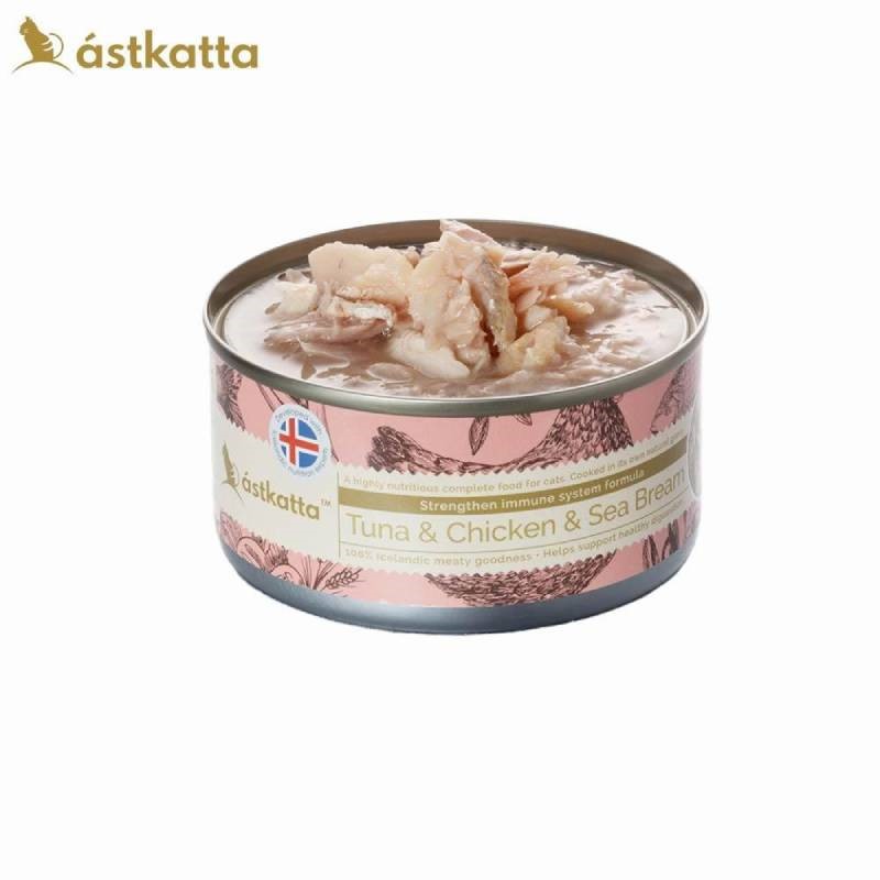 astkatta 冰島主食無穀貓罐 80g 健康低脂主食貓罐 貓咪罐頭 無卡拉膠 無防腐劑 無味精 無色素 貓食品 罐罐