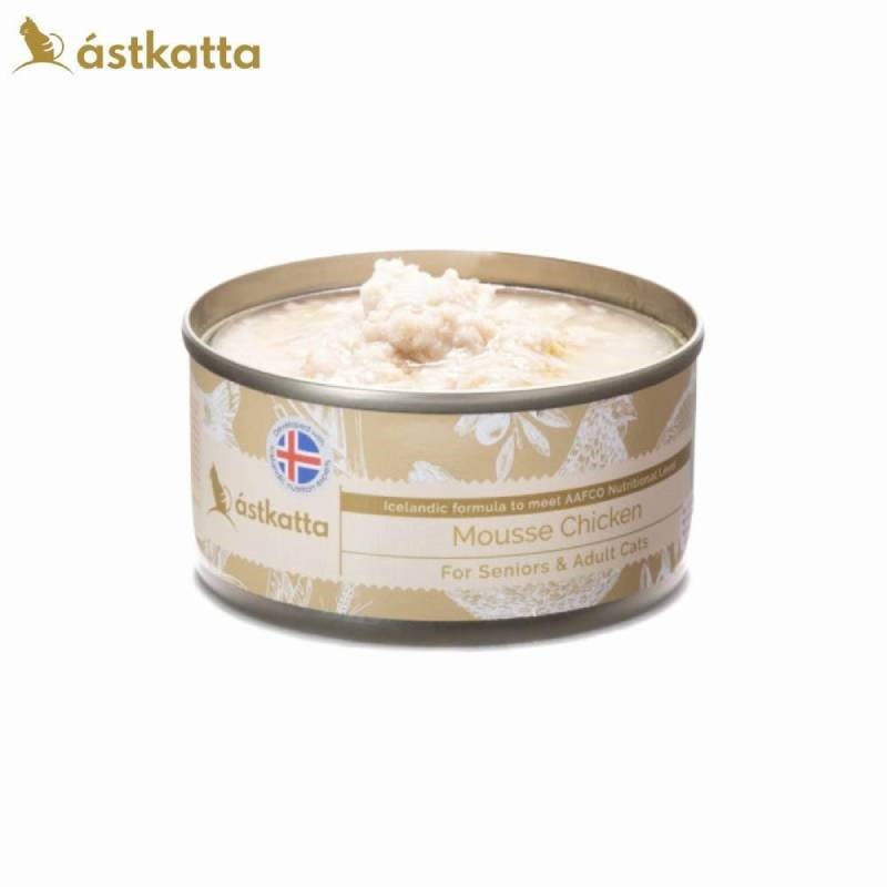 astkatta 冰島主食無穀貓罐 80g 健康低脂主食貓罐 貓咪罐頭 無卡拉膠 無防腐劑 無味精 無色素 貓食品 罐罐