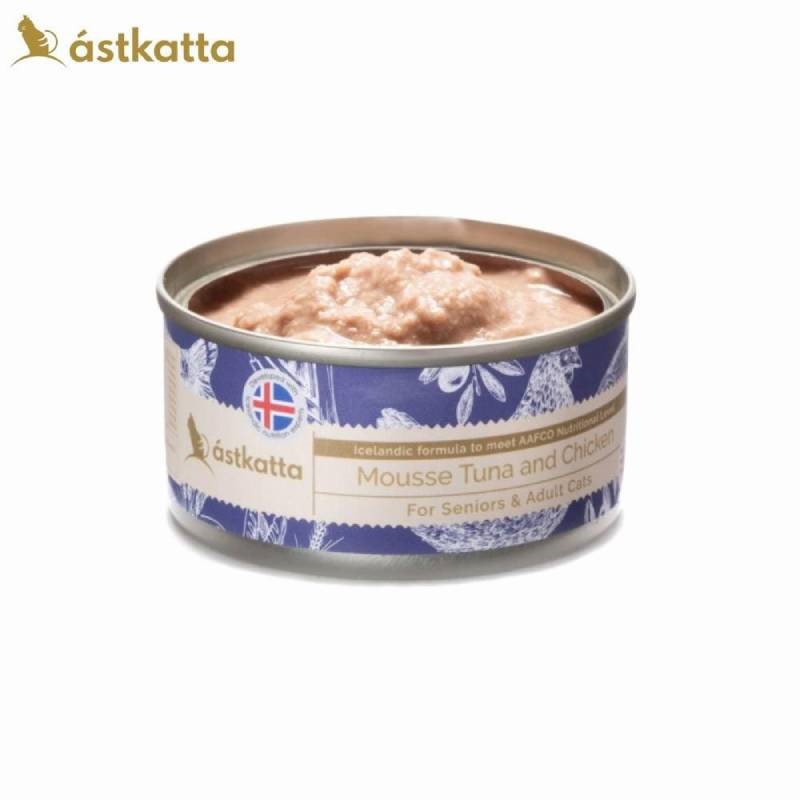 astkatta 冰島主食無穀貓罐 80g 健康低脂主食貓罐 貓咪罐頭 無卡拉膠 無防腐劑 無味精 無色素 貓食品 罐罐