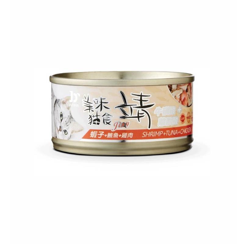 jing靖 美味貓罐80g 靖貓罐 貓罐頭 主食罐 貓食 餐罐 多方保健 挑嘴貓首選
