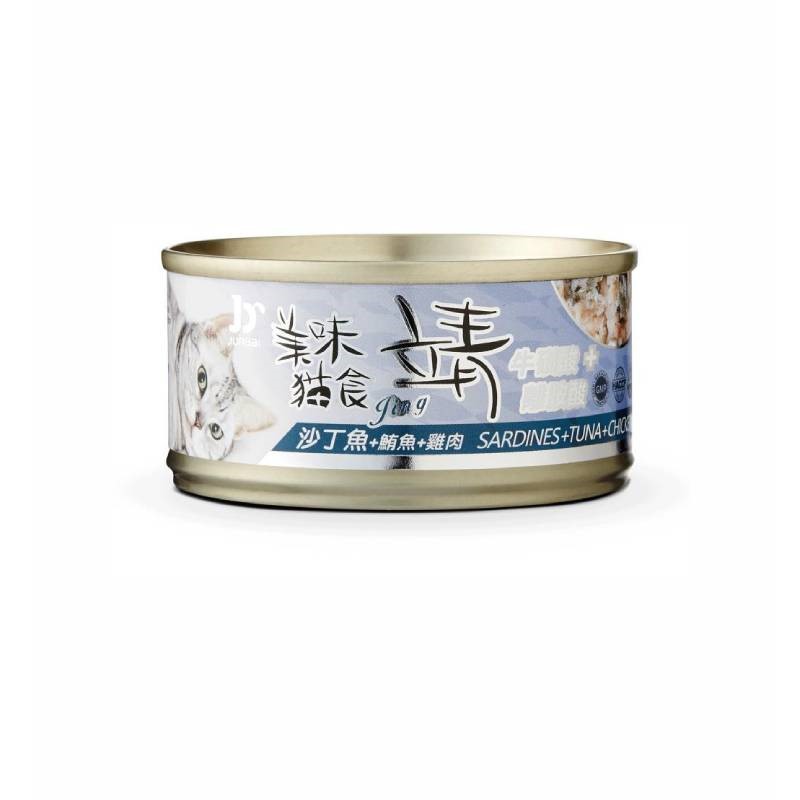 jing靖 美味貓罐80g 靖貓罐 貓罐頭 主食罐 貓食 餐罐 多方保健 挑嘴貓首選