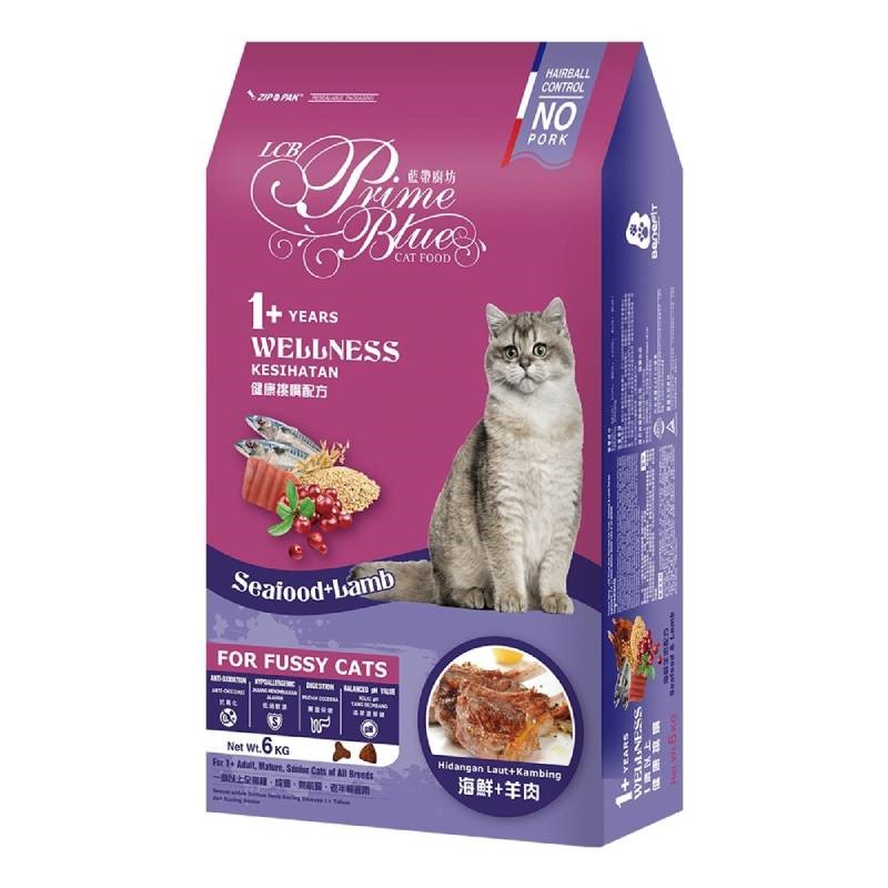 LCB藍帶廚坊 健康挑嘴貓糧 貓飼料 乾糧 化毛 挑嘴貓糧 貓食