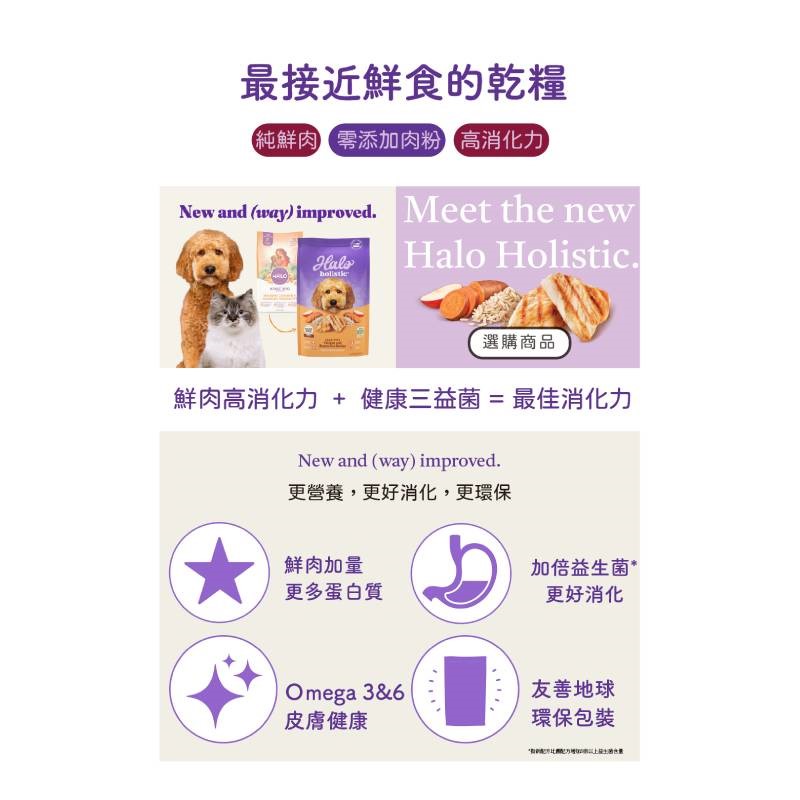 嘿囉 HALO 狗飼料 全品項 狗糧 無榖 乾糧 成犬 幼犬 舒膚 雞肉