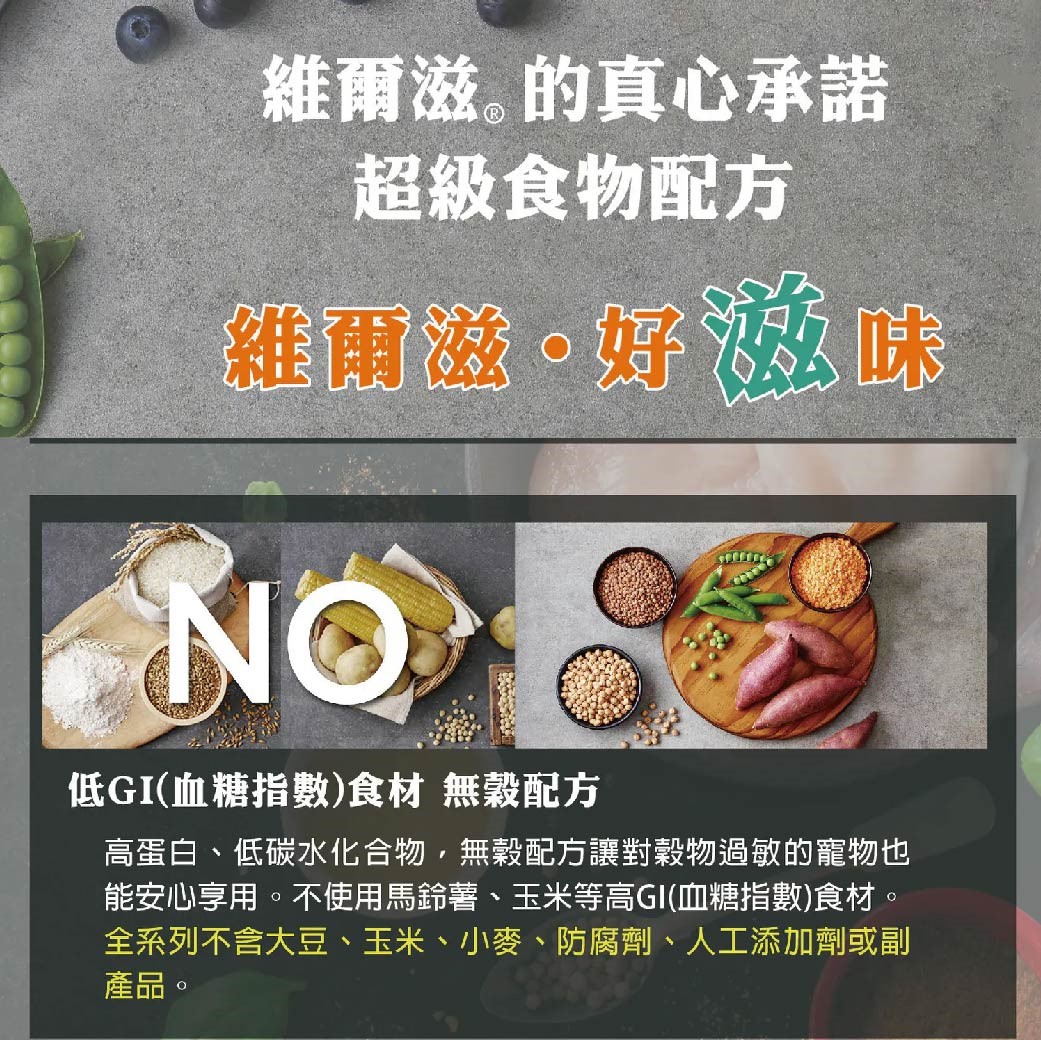 Wealtz 維爾滋天然無穀狗飼料 狗糧