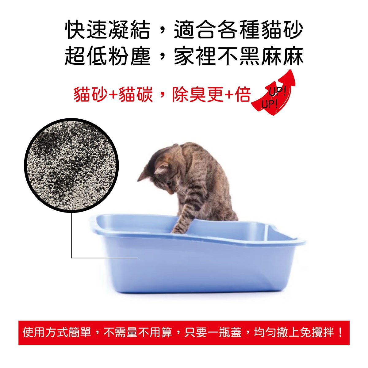 貓砂除臭貓碳珠 活性碳 吸附異味 消臭