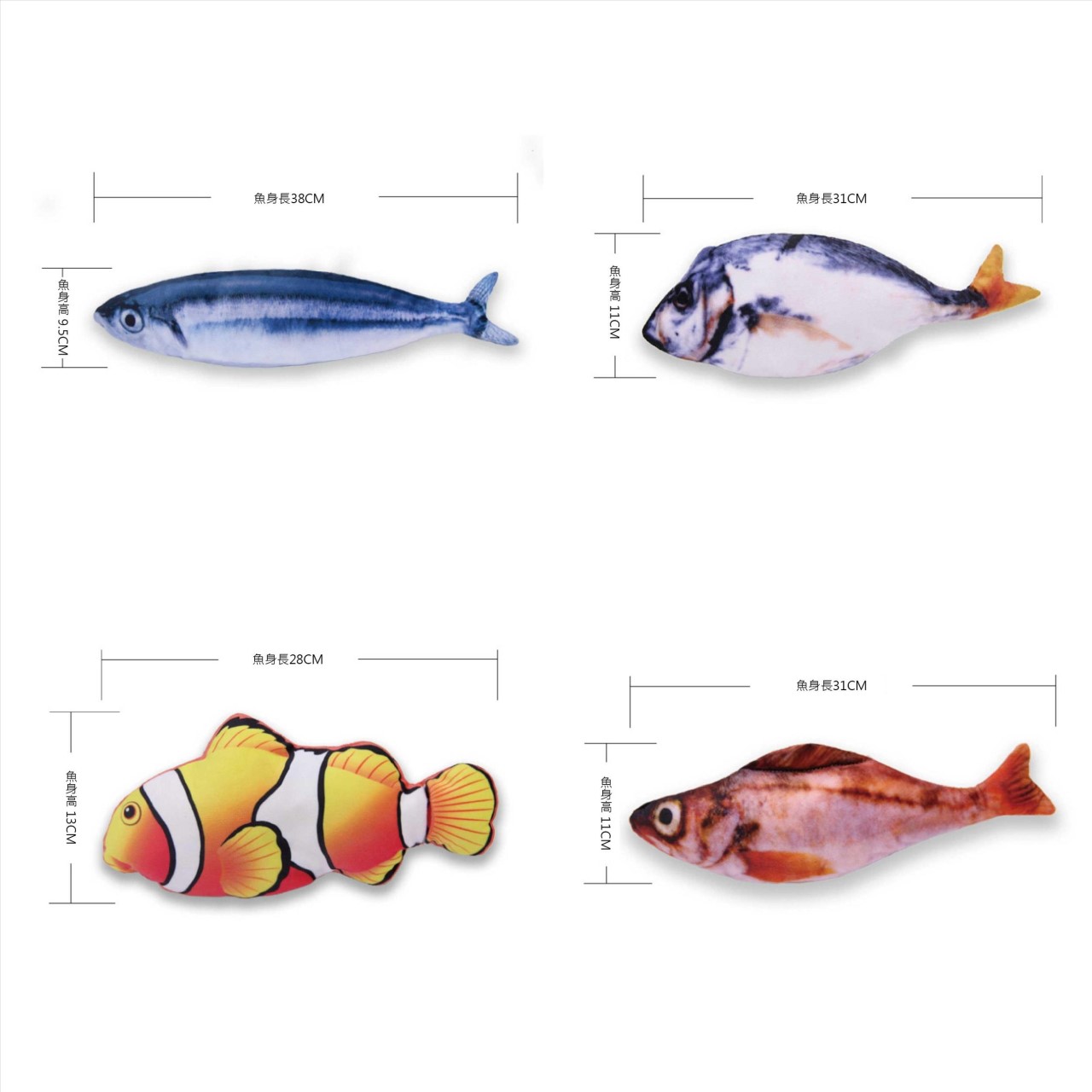 電動跳跳魚 仿真魚 逗貓魚 貓咪玩具 寵物玩具 貓玩具 貓薄荷抱枕 貓草