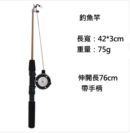 可換頭伸縮形魚竿逗貓棒 兩節魚竿 釣魚竿 逗貓棒 逗貓玩具 貓咪玩具