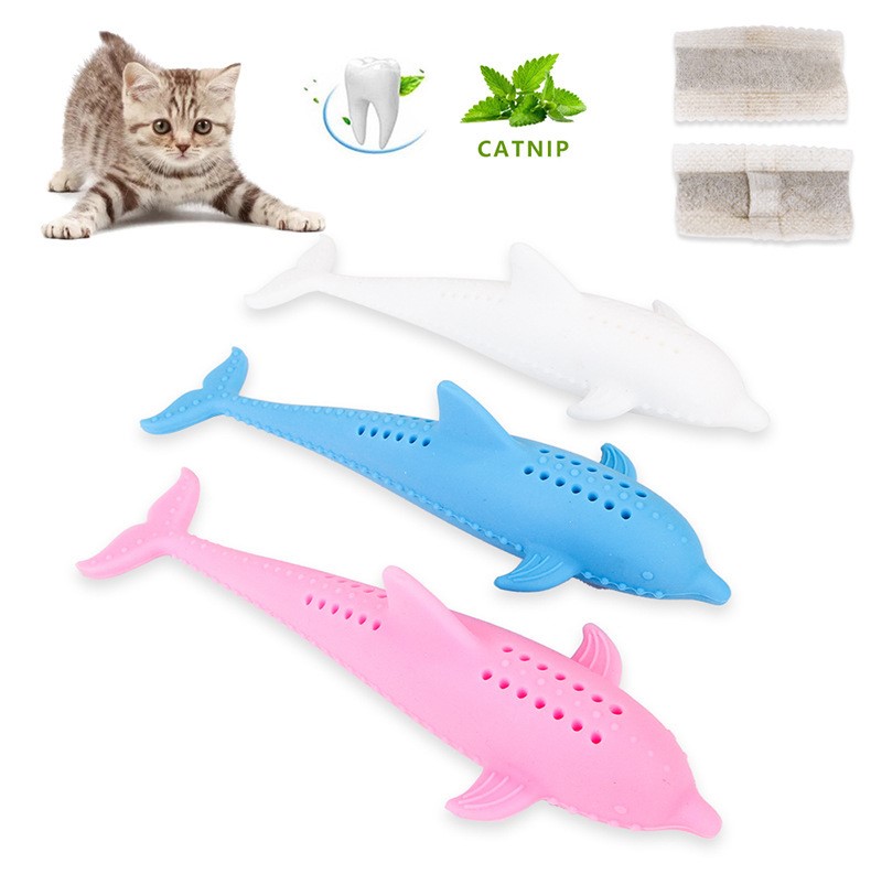 貓薄荷矽膠魚 貓薄荷 貓草 矽膠玩具 貓玩具 磨牙棒 貓磨牙 魚玩具