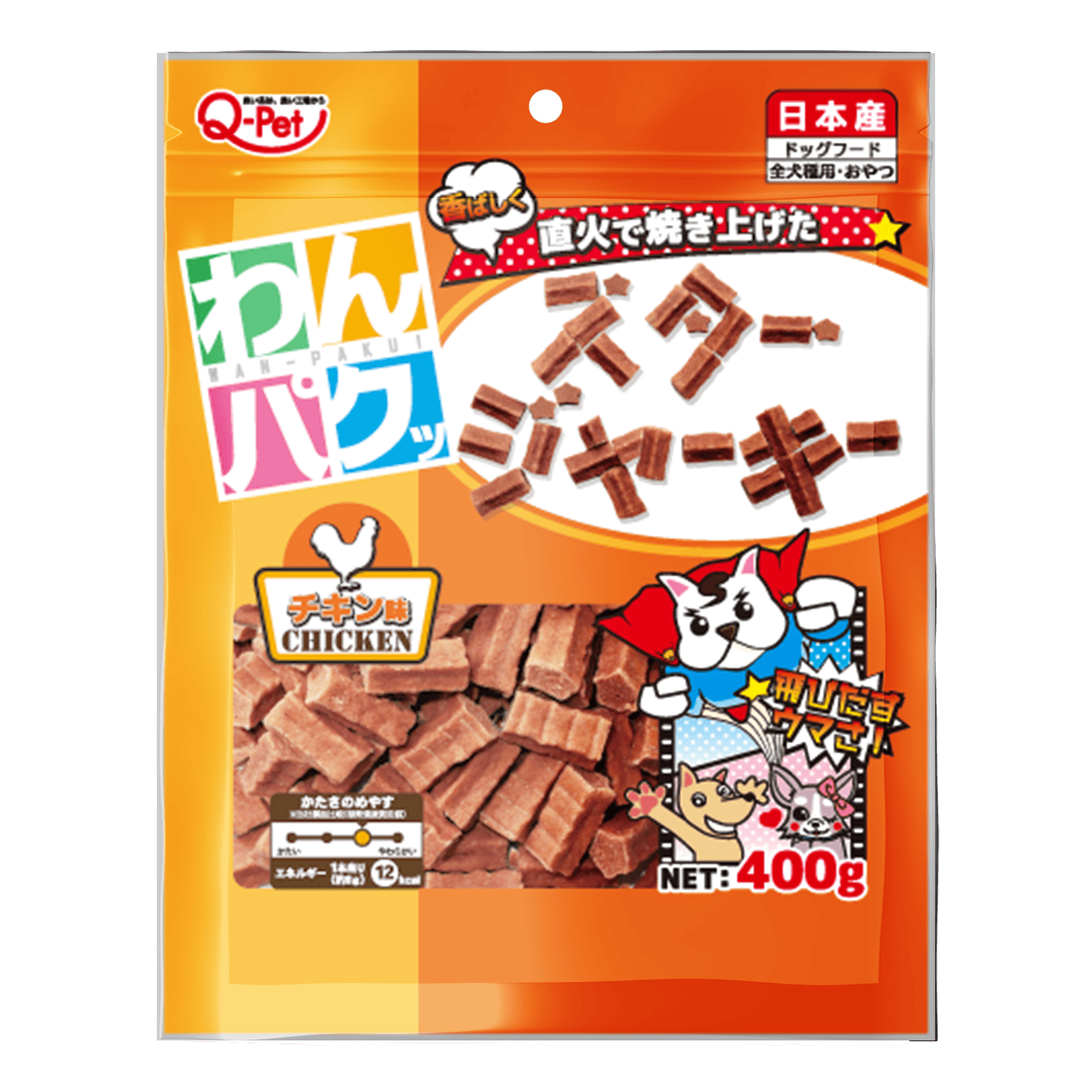 Q-Pet 巧沛 寵物零食系列 愛情 熟成系列 口福 狗 零食 犬 日本製造 原裝進口 犬貓零食 雞肉 牛肉 肉乾 細條