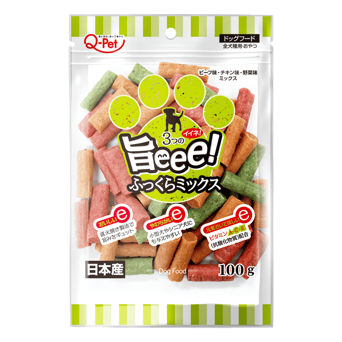 Q-Pet 巧沛 寵物零食系列 愛情 熟成系列 口福 狗 零食 犬 日本製造 原裝進口 犬貓零食 雞肉 牛肉 肉乾 細條