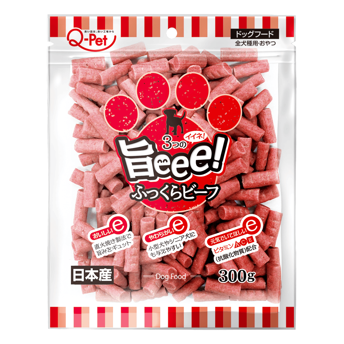 Q-Pet 巧沛 寵物零食系列 愛情 熟成系列 口福 狗 零食 犬 日本製造 原裝進口 犬貓零食 雞肉 牛肉 肉乾 細條