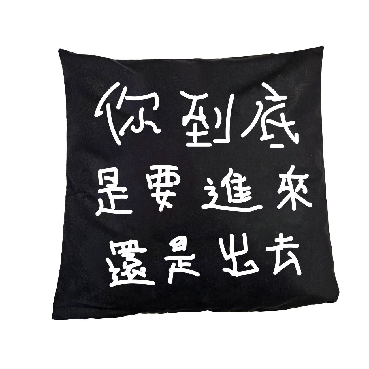 奴意抱枕 文字抱枕 貓奴 沙發裝飾 腰墊枕 家居 頭枕 坐墊 貓咪 家居裝飾 黑白 雙面靠墊 辦公室 禮物