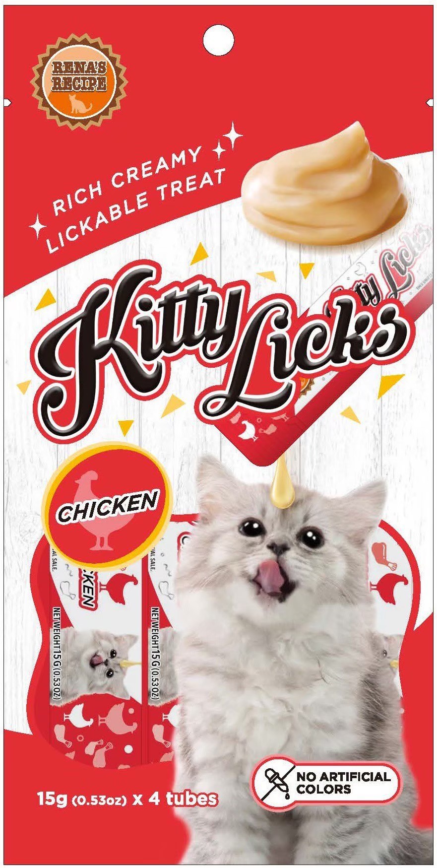 Kitty Licks甜甜貓肉泥 7種口味 肉泥條 零食 點心 單條15g 肉泥 貓食