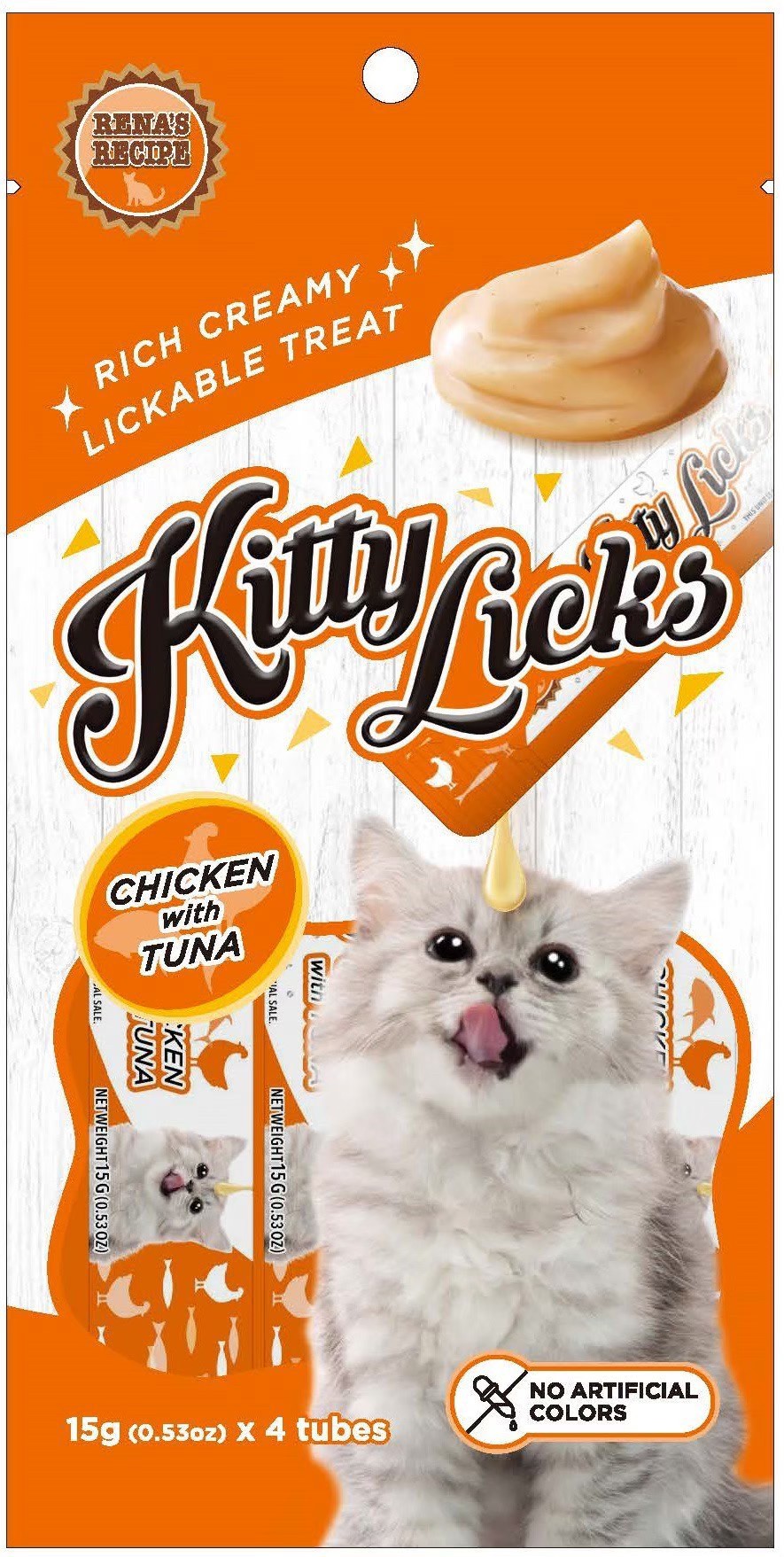 Kitty Licks甜甜貓肉泥 7種口味 肉泥條 零食 點心 單條15g 肉泥 貓食
