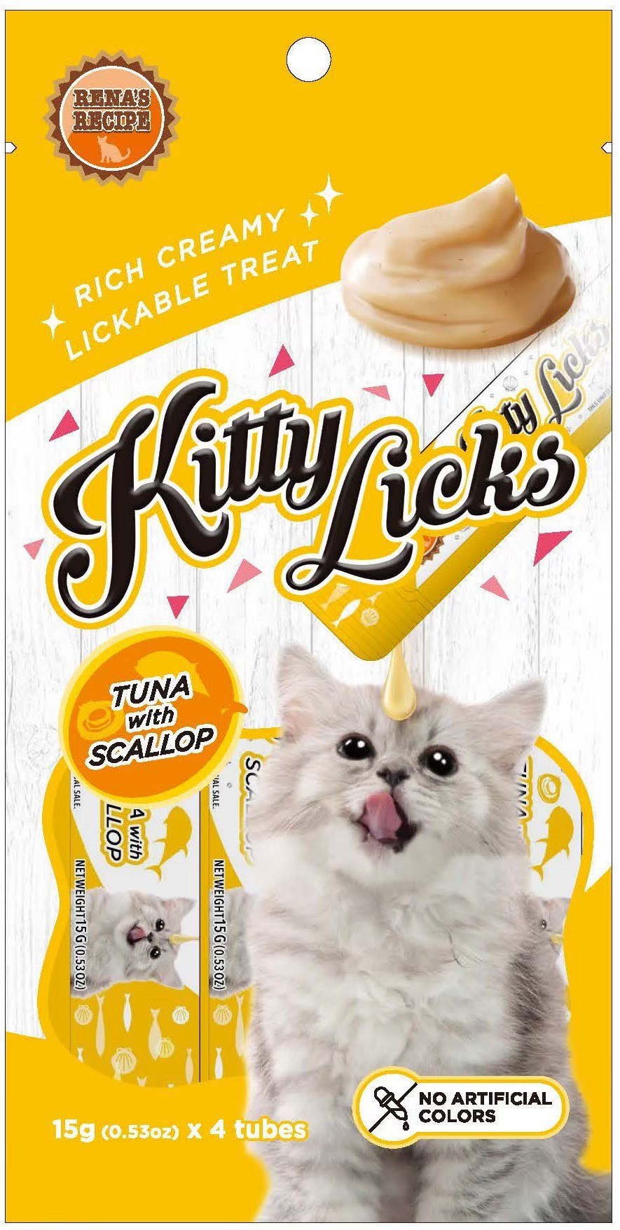 Kitty Licks甜甜貓肉泥 7種口味 肉泥條 零食 點心 單條15g 肉泥 貓食