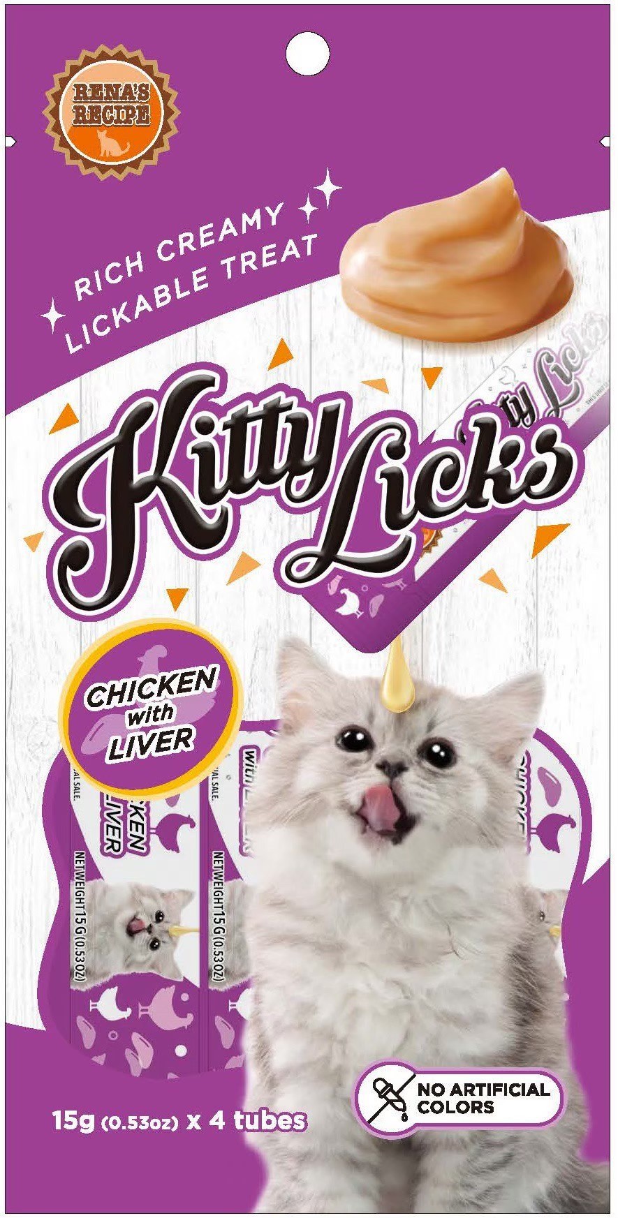 Kitty Licks甜甜貓肉泥 7種口味 肉泥條 零食 點心 單條15g 肉泥 貓食