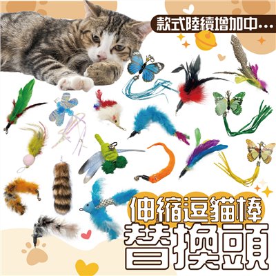 逗貓棒替換頭！替換頭 貓玩具 寵物玩具 