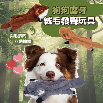 狗狗磨牙絨毛發聲玩具 寵物玩具 發聲玩具